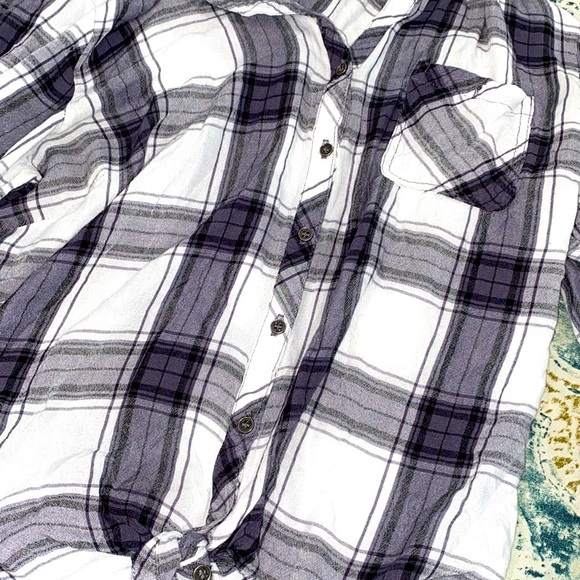 Hester & Orchard black & white plaid top size large - Picture 4 of 7